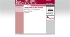 Desktop Screenshot of focus-migration.hwwi.de